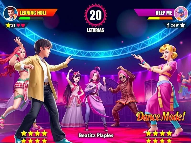 Dazzling Holi Spectacle Dance Mode